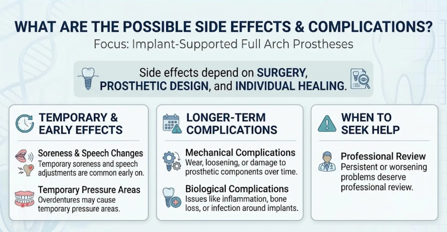 infographic Fixed Prosthesis vs 3D Printed Overdenture